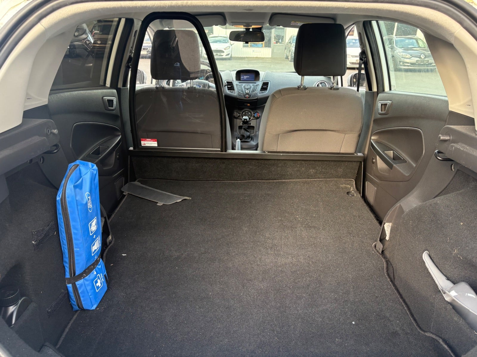 Hvid Ford Fiesta fra 2016