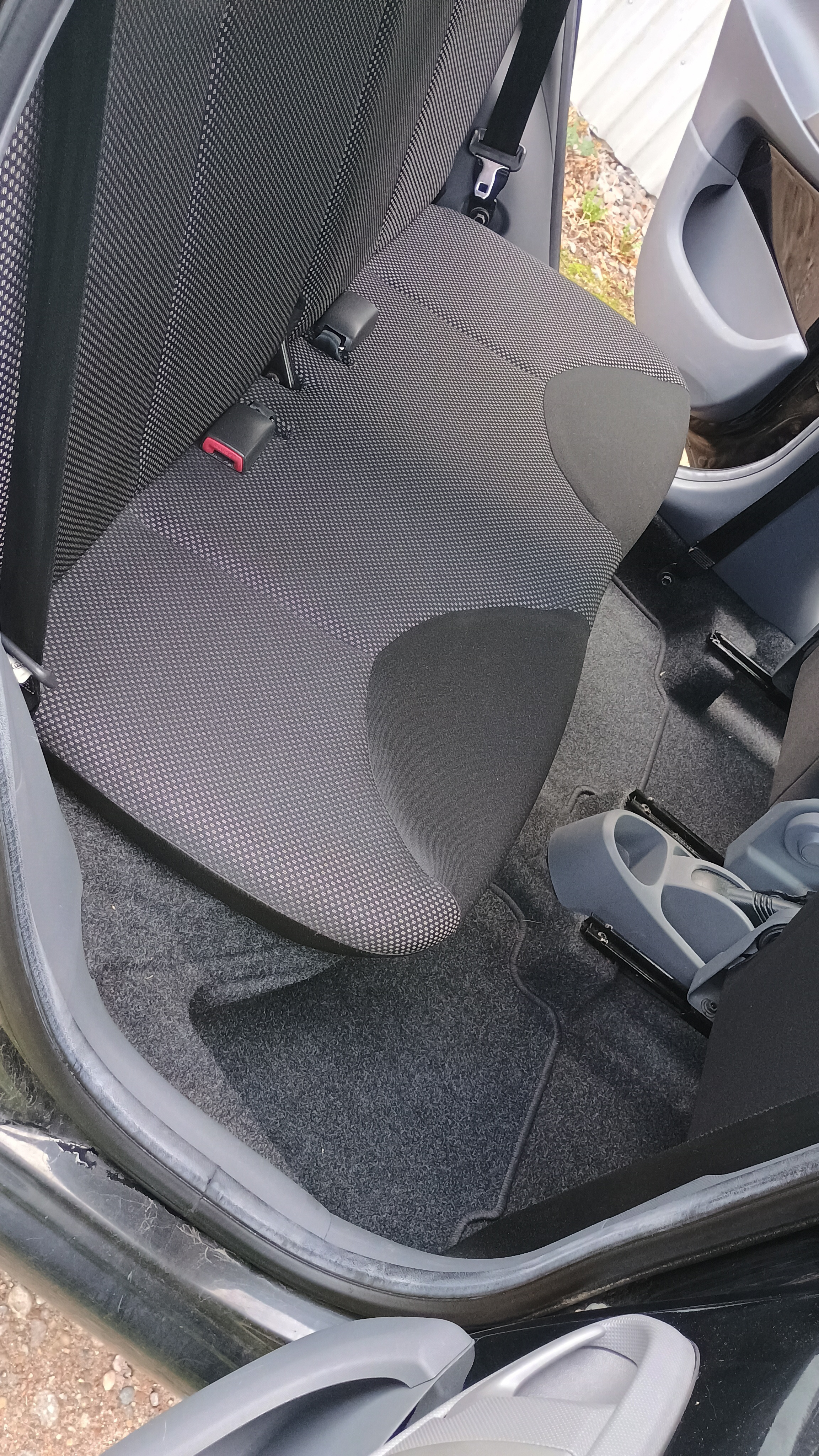 Sort Toyota Aygo fra 2011