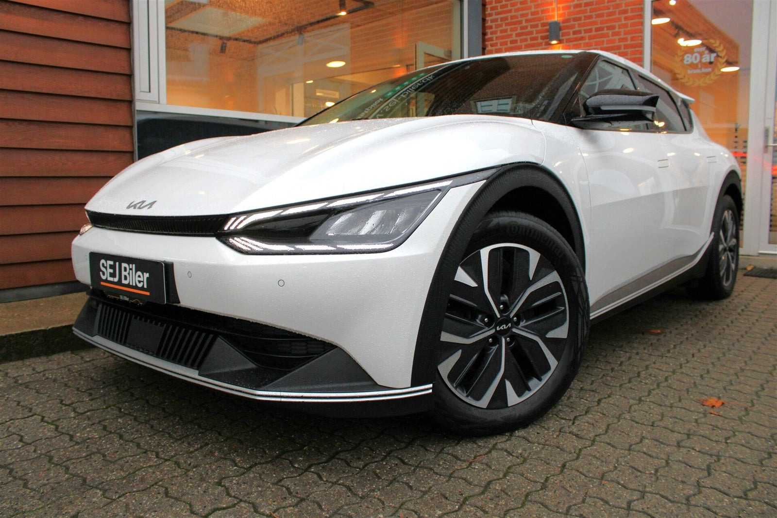 Hvid Kia EV6 fra 2022