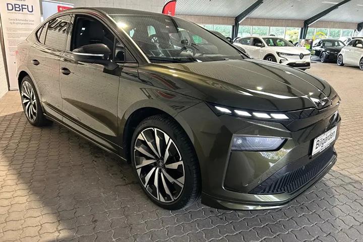 Grøn Skoda Enyaq fra 2025