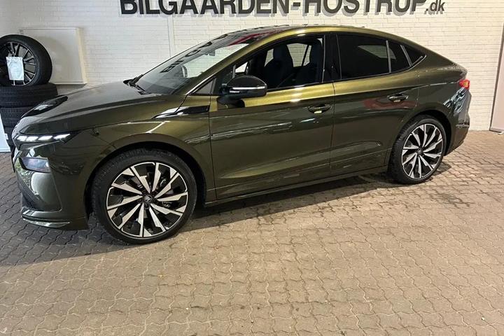 Grøn Skoda Enyaq fra 2025
