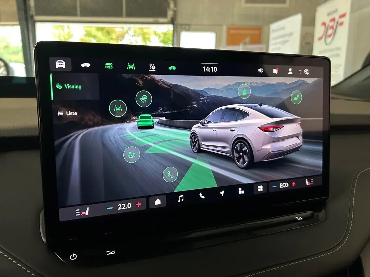 Grøn Skoda Enyaq fra 2025