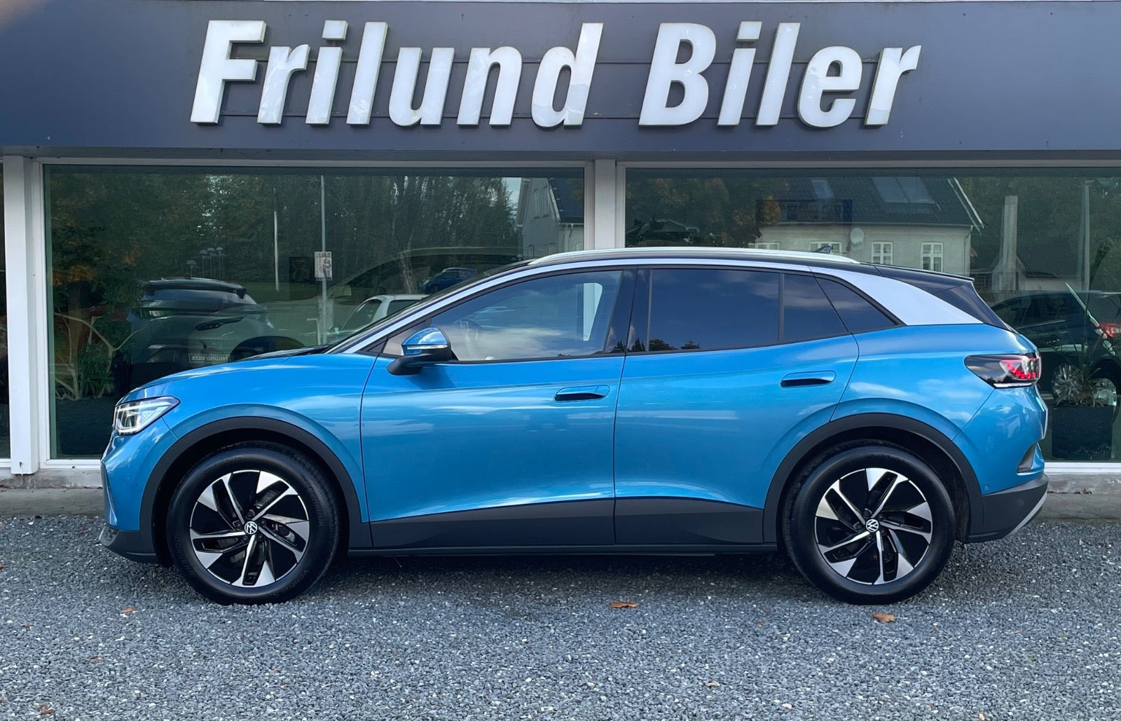Blå VW ID.4 fra 2025