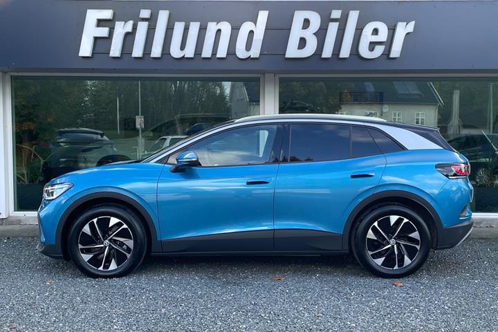 Blå VW ID.4 fra 2025