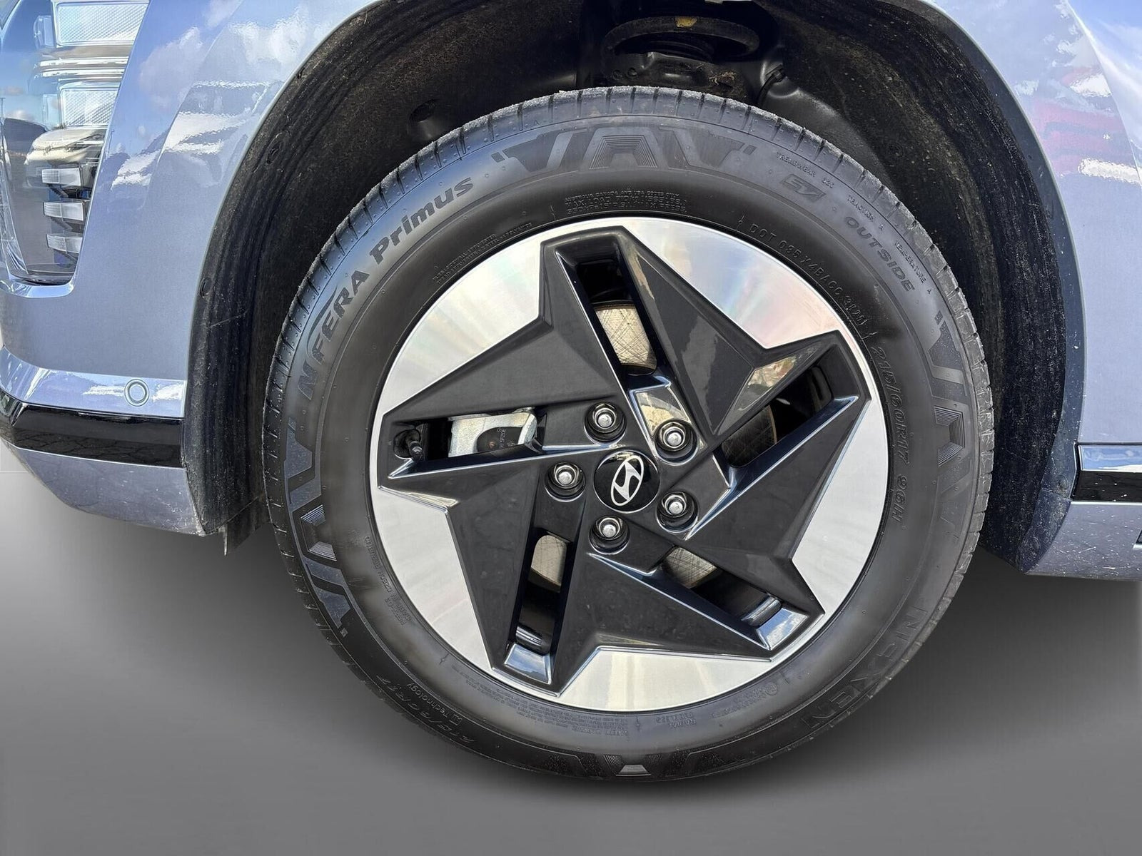 Blå Hyundai Kona fra 2026
