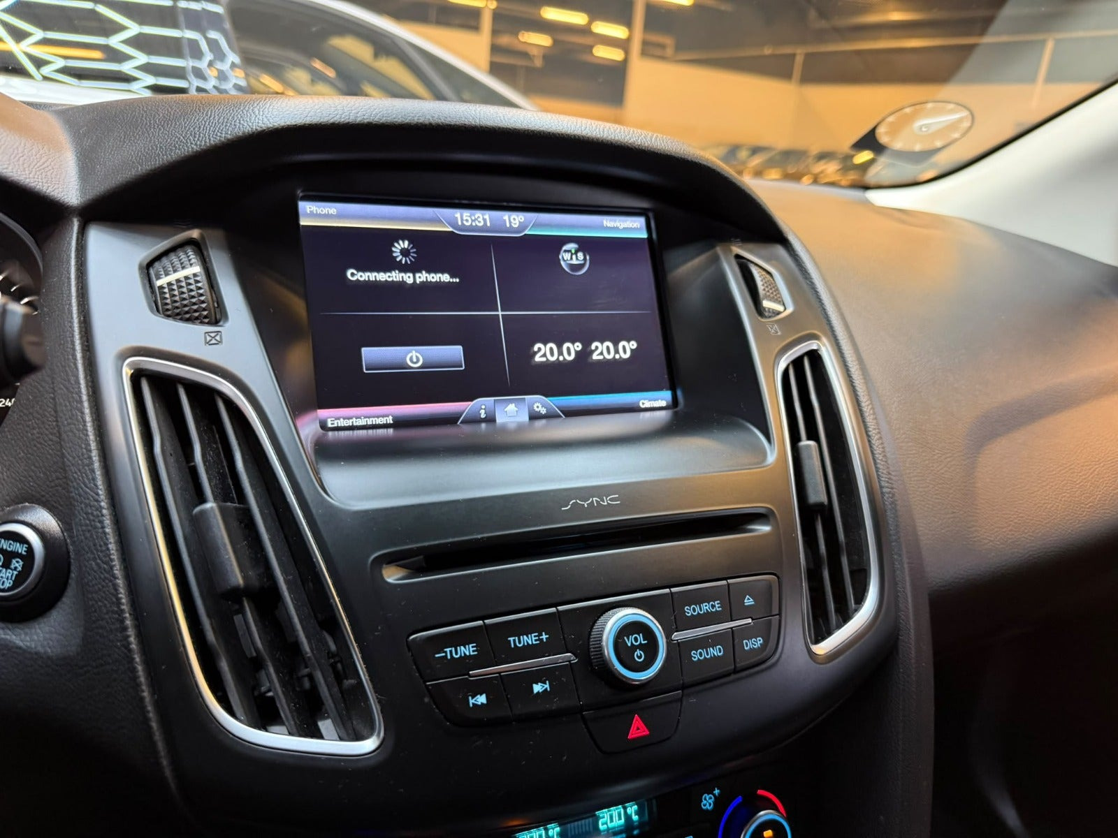 Sort Ford Focus fra 2015