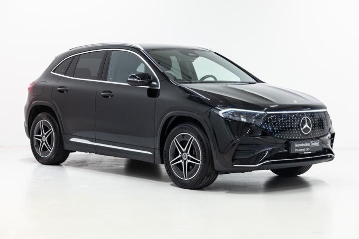 Sort Mercedes EQA350 fra 2025
