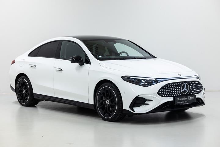 Hvid Mercedes CLA250+ fra 2025