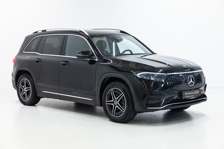 Sort Mercedes EQB350 fra 2025