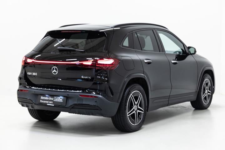 Sort Mercedes EQA350 fra 2025