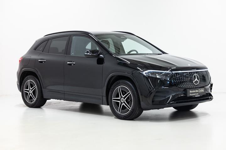 Sort Mercedes EQA350 fra 2025