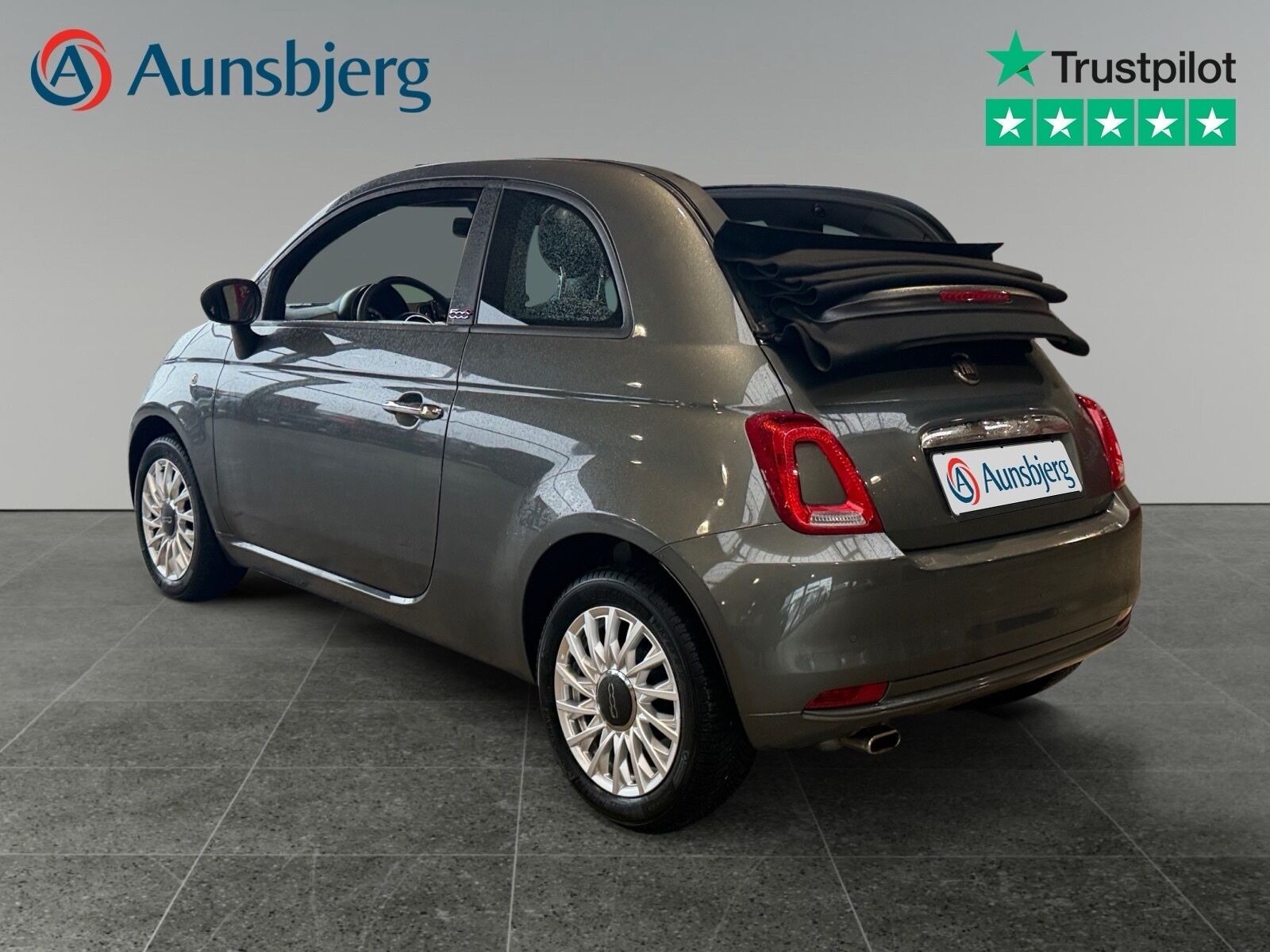 Sort Fiat 500C fra 2020