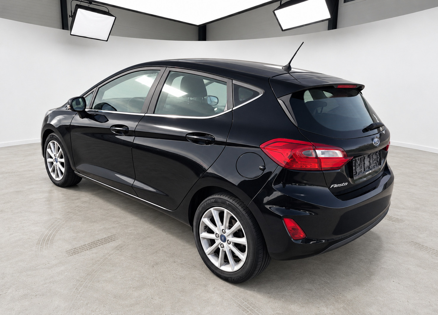 Sort Ford Fiesta fra 2017