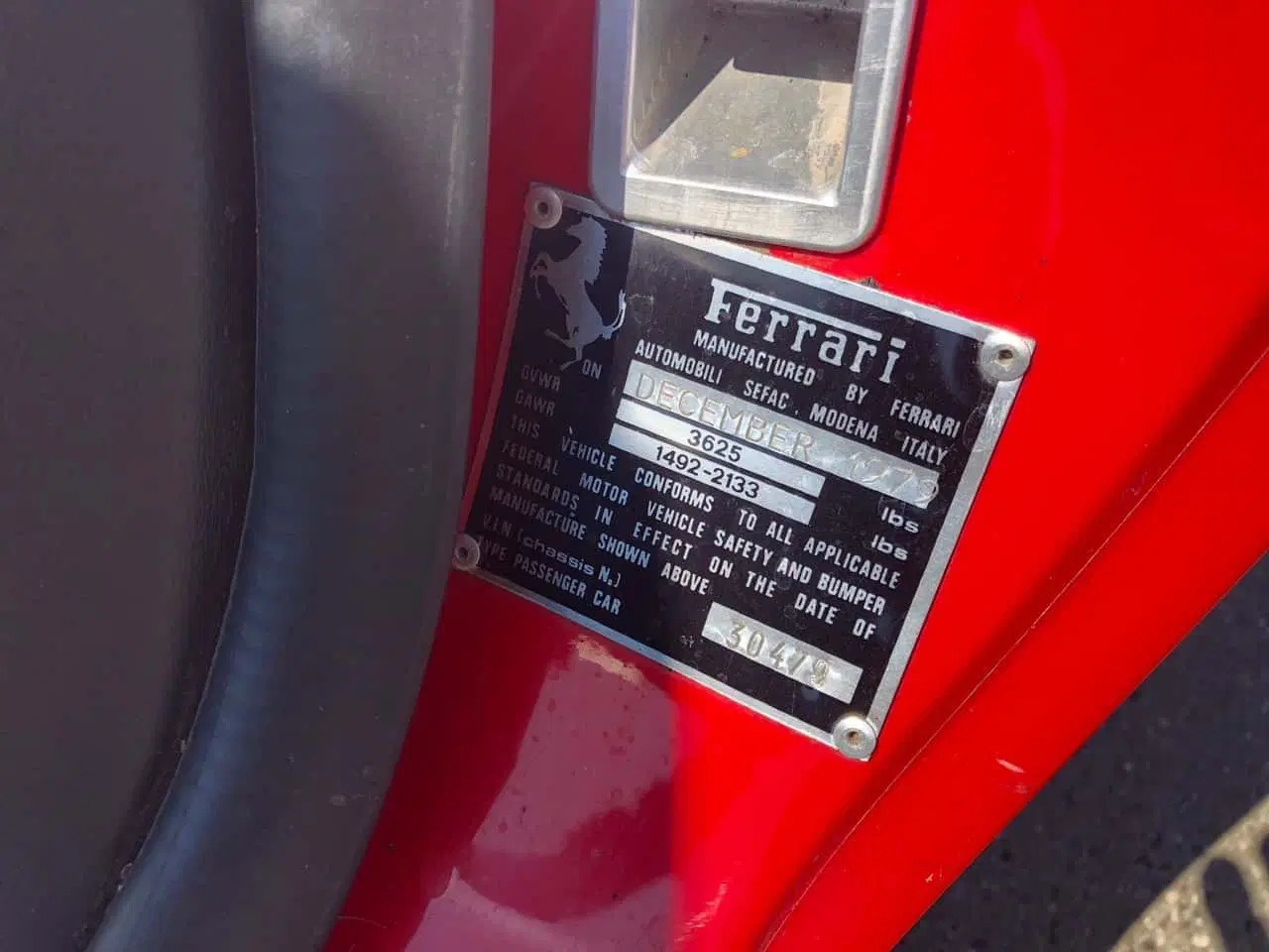 undefined Ferrari 308 fra 1979