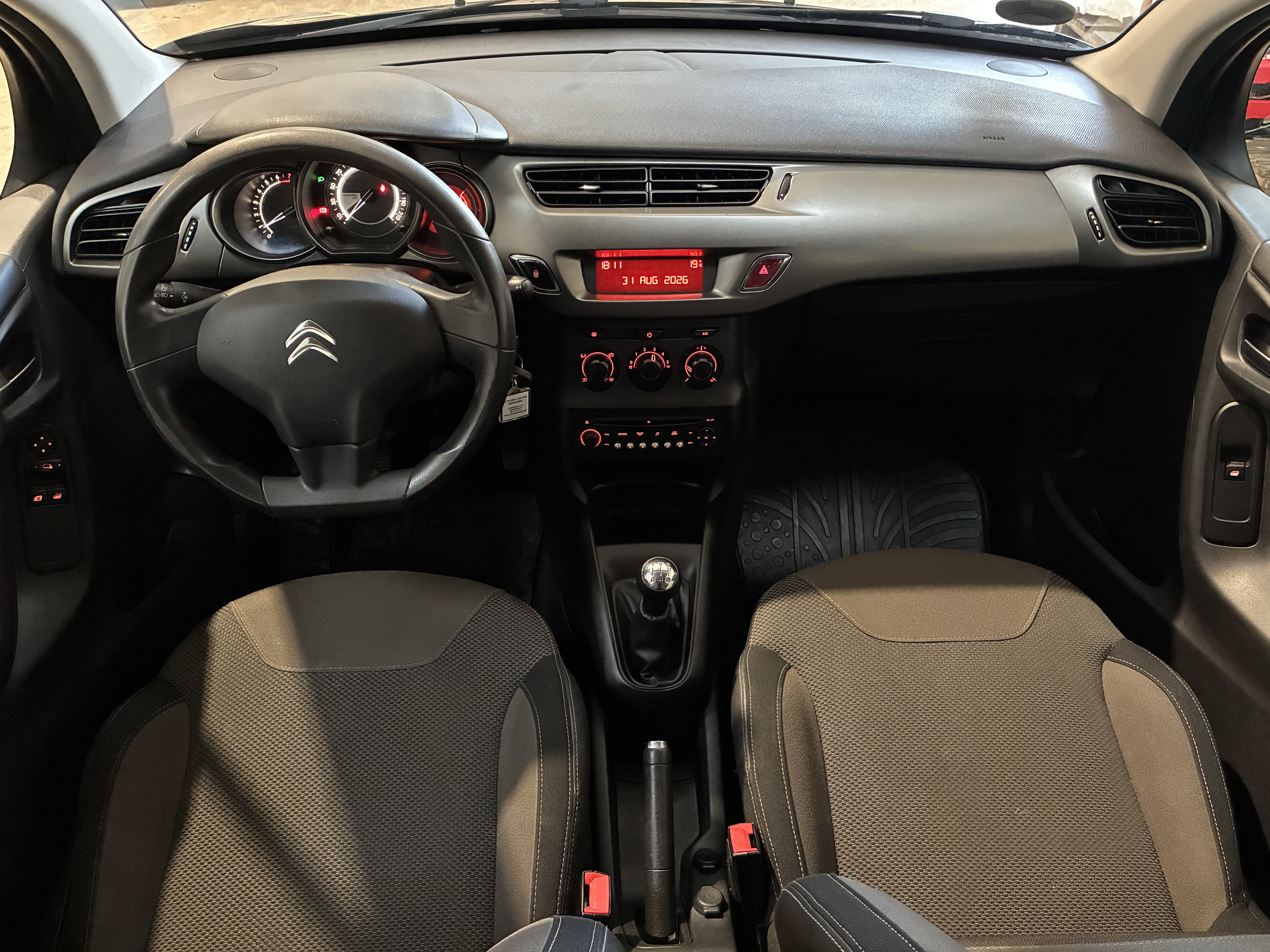 Blå Citroën C3 fra 2014