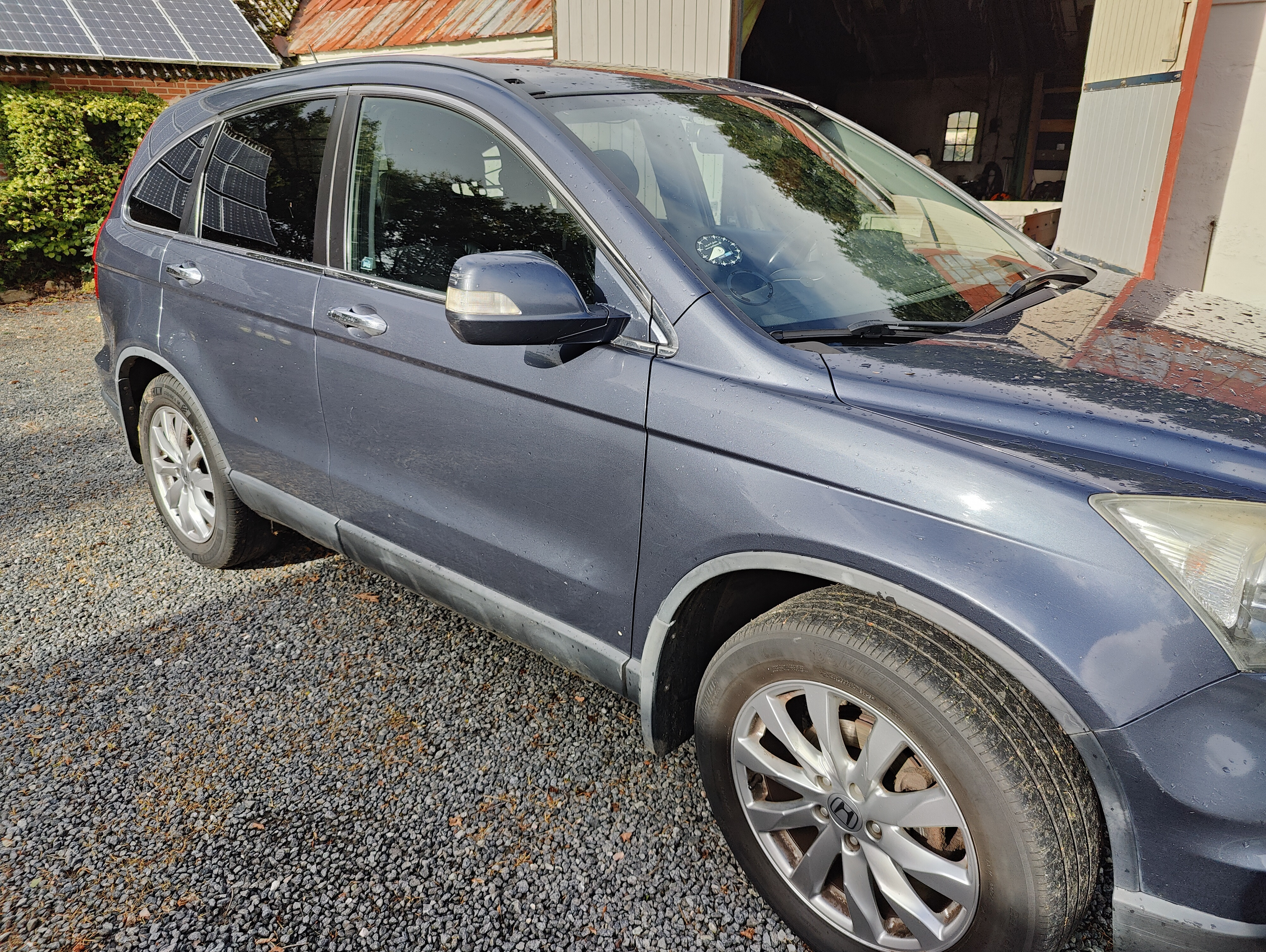Blå Honda CR-V fra 2012