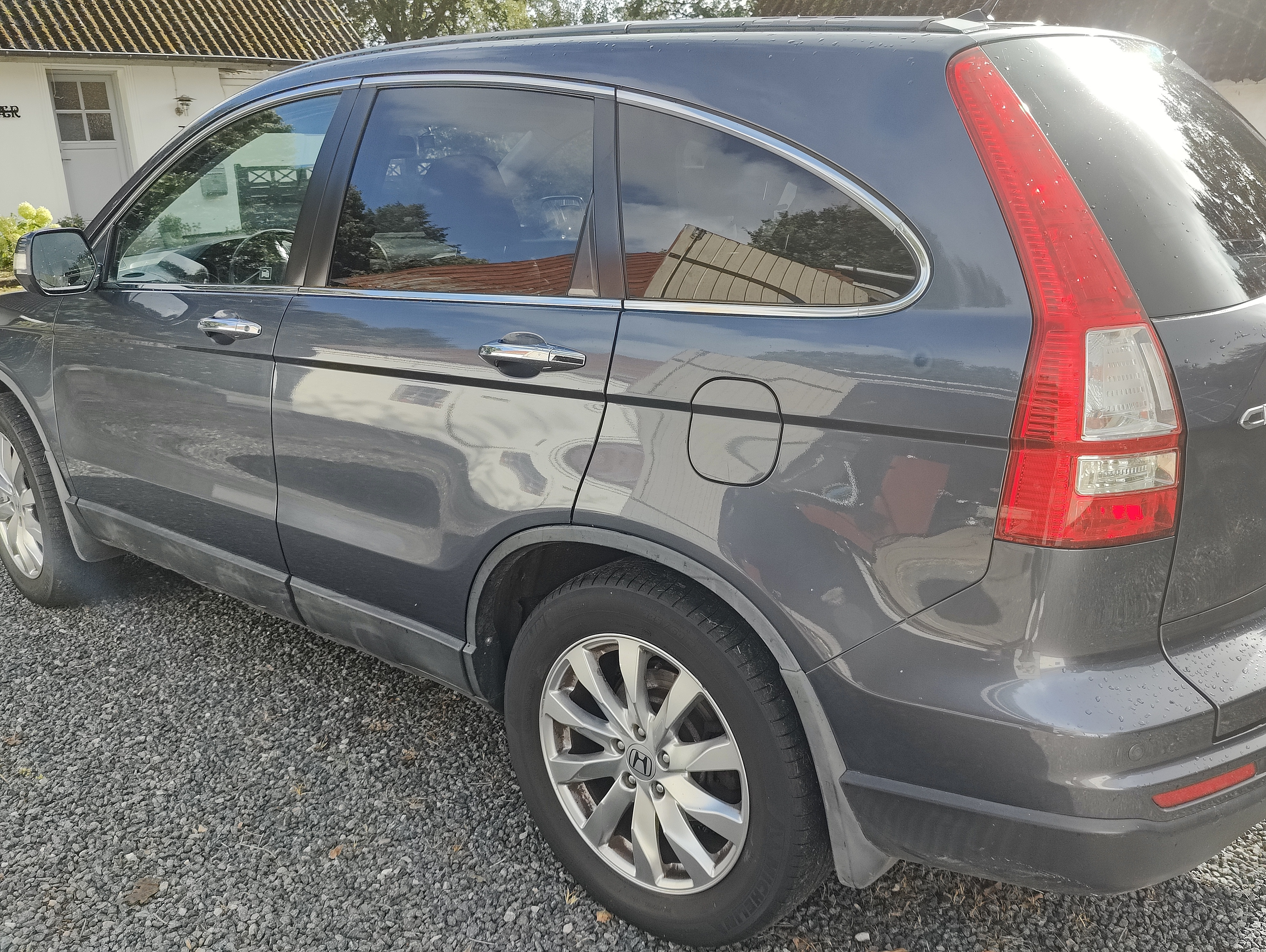 Blå Honda CR-V fra 2012