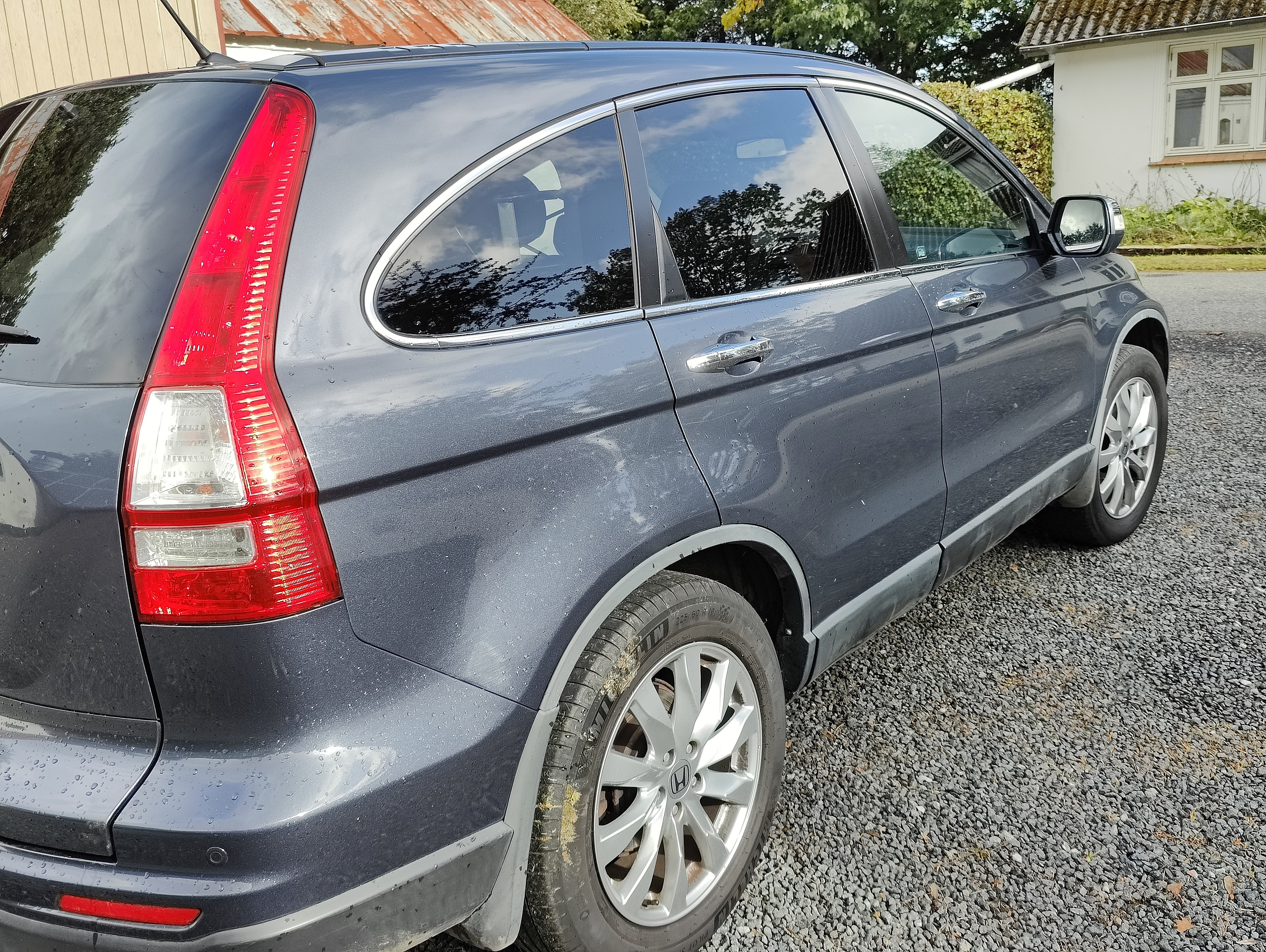 Blå Honda CR-V fra 2012