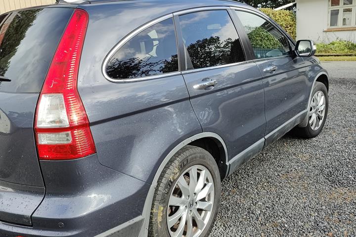 Blå Honda CR-V fra 2012