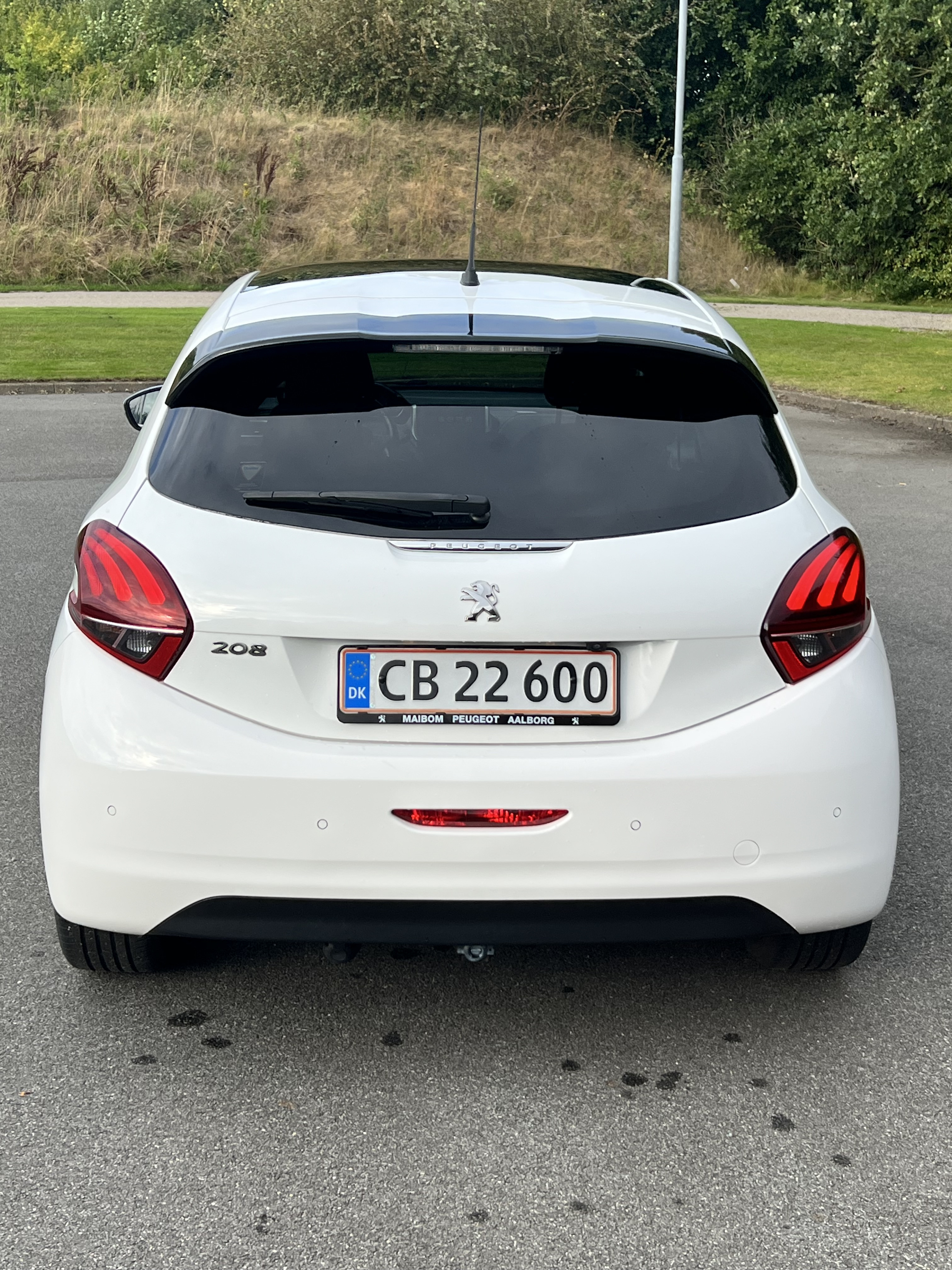 Hvid Peugeot 208 fra 2018