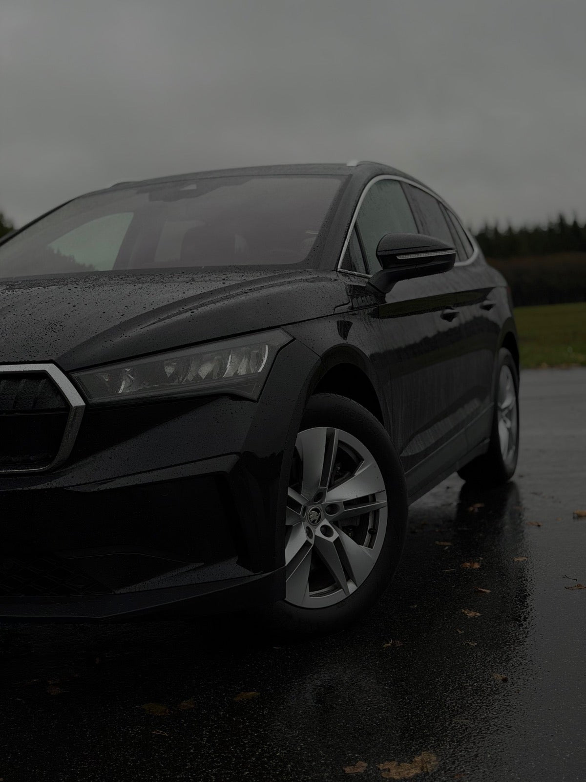 Sort Skoda Enyaq fra 2022