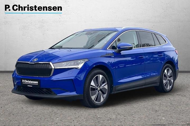 Blå Skoda Enyaq fra 2022