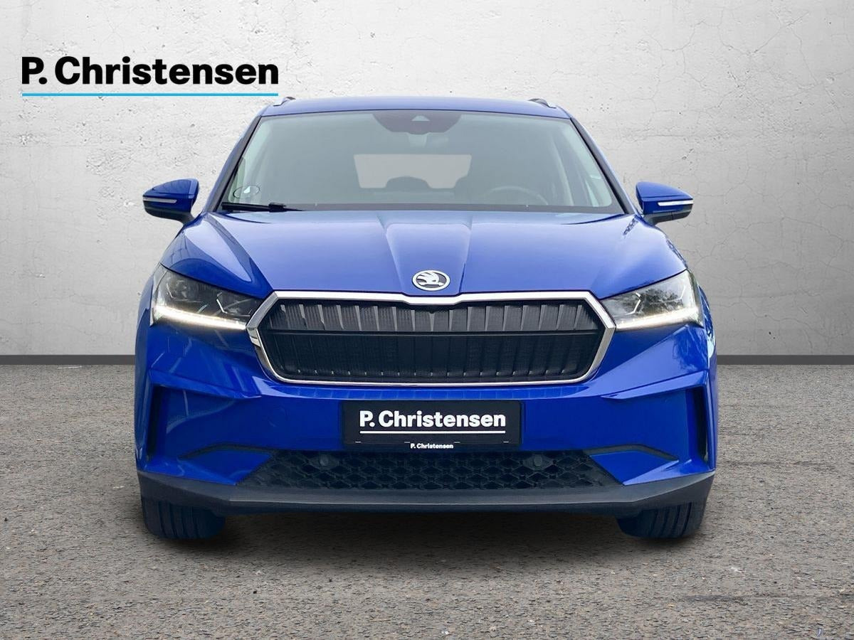 Blå Skoda Enyaq fra 2022