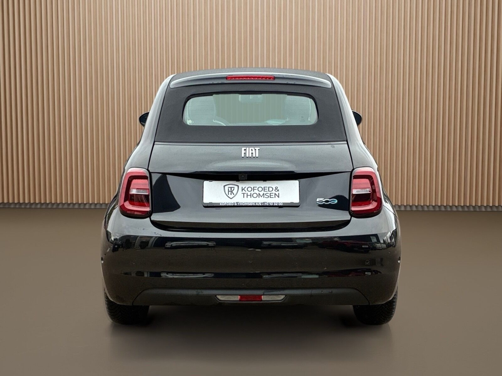 Sort Fiat 500e fra 2023