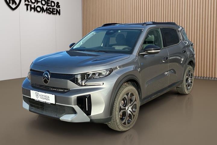 Grå Citroën e-C3 Aircross fra 2025 set udefra