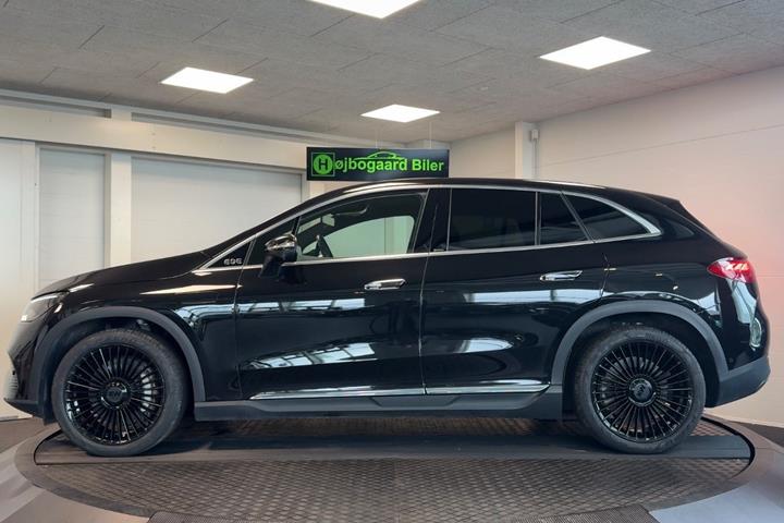 Sort Mercedes EQE350+ SUV fra 2025