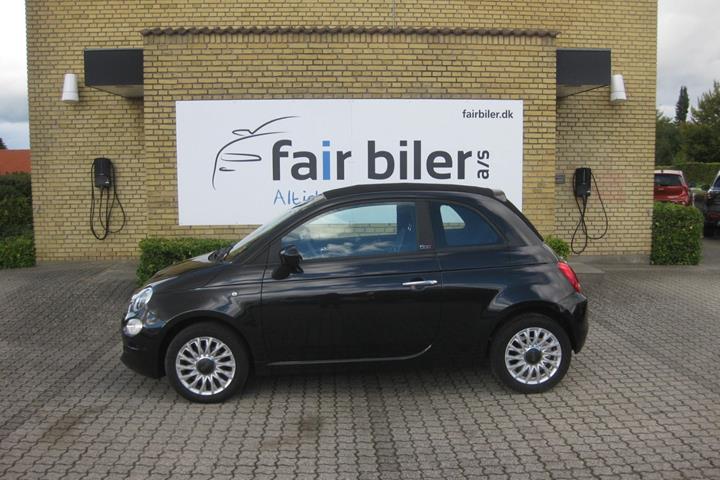 Sort Fiat 500C fra 2021