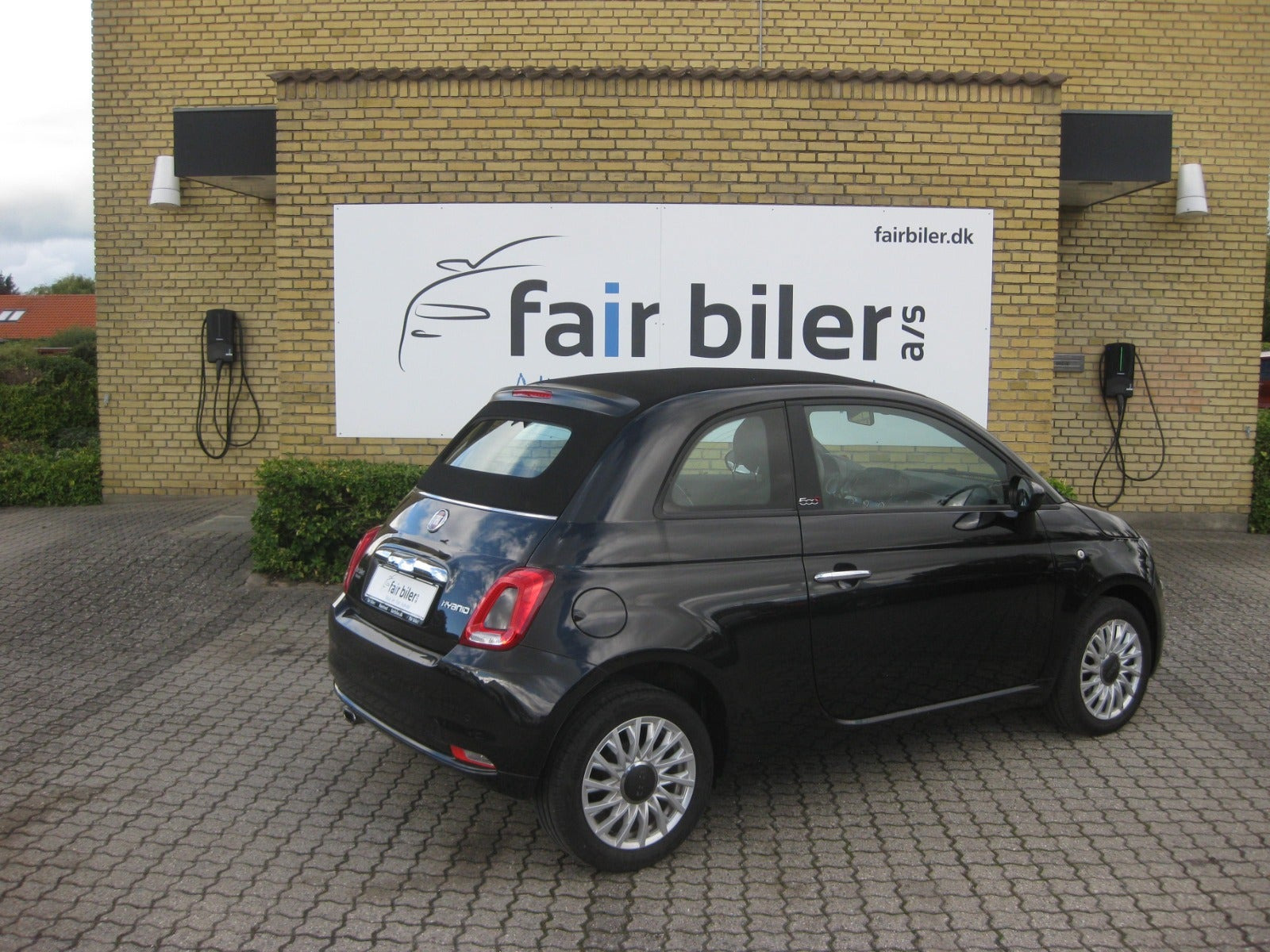Sort Fiat 500C fra 2021