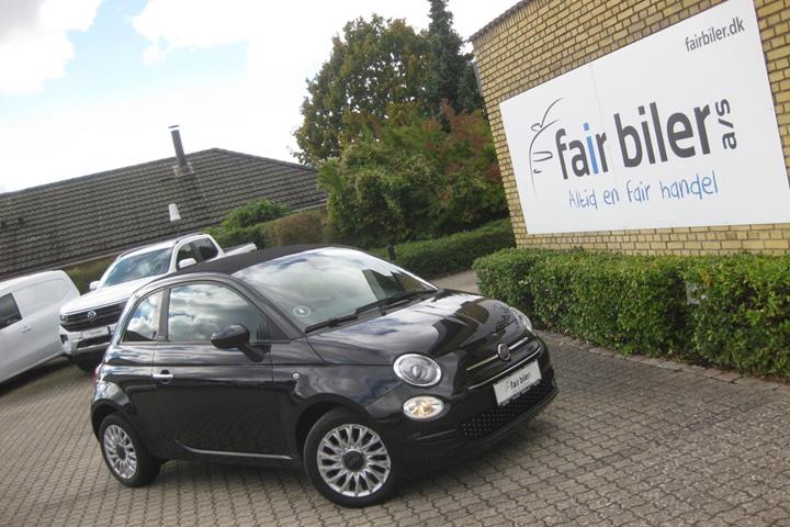 Sort Fiat 500C fra 2021