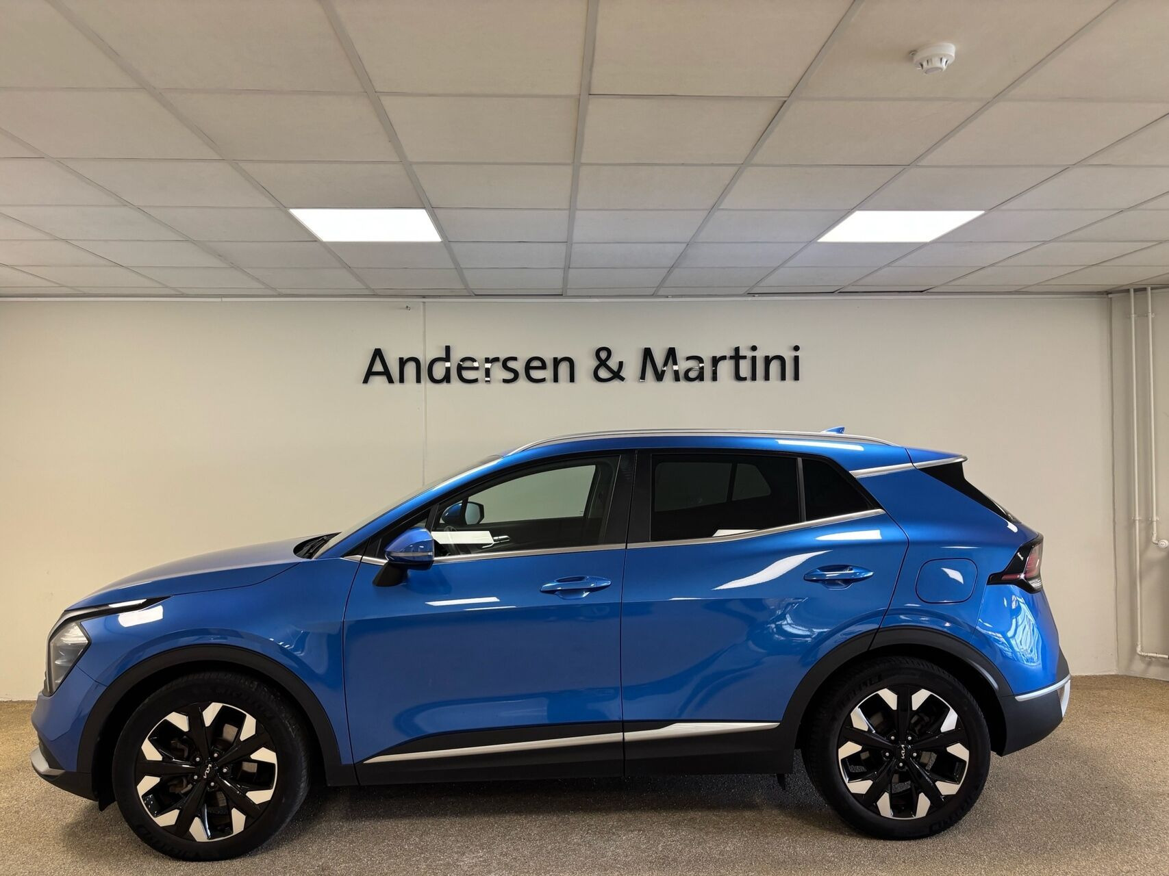 Blå Kia Sportage fra 2022