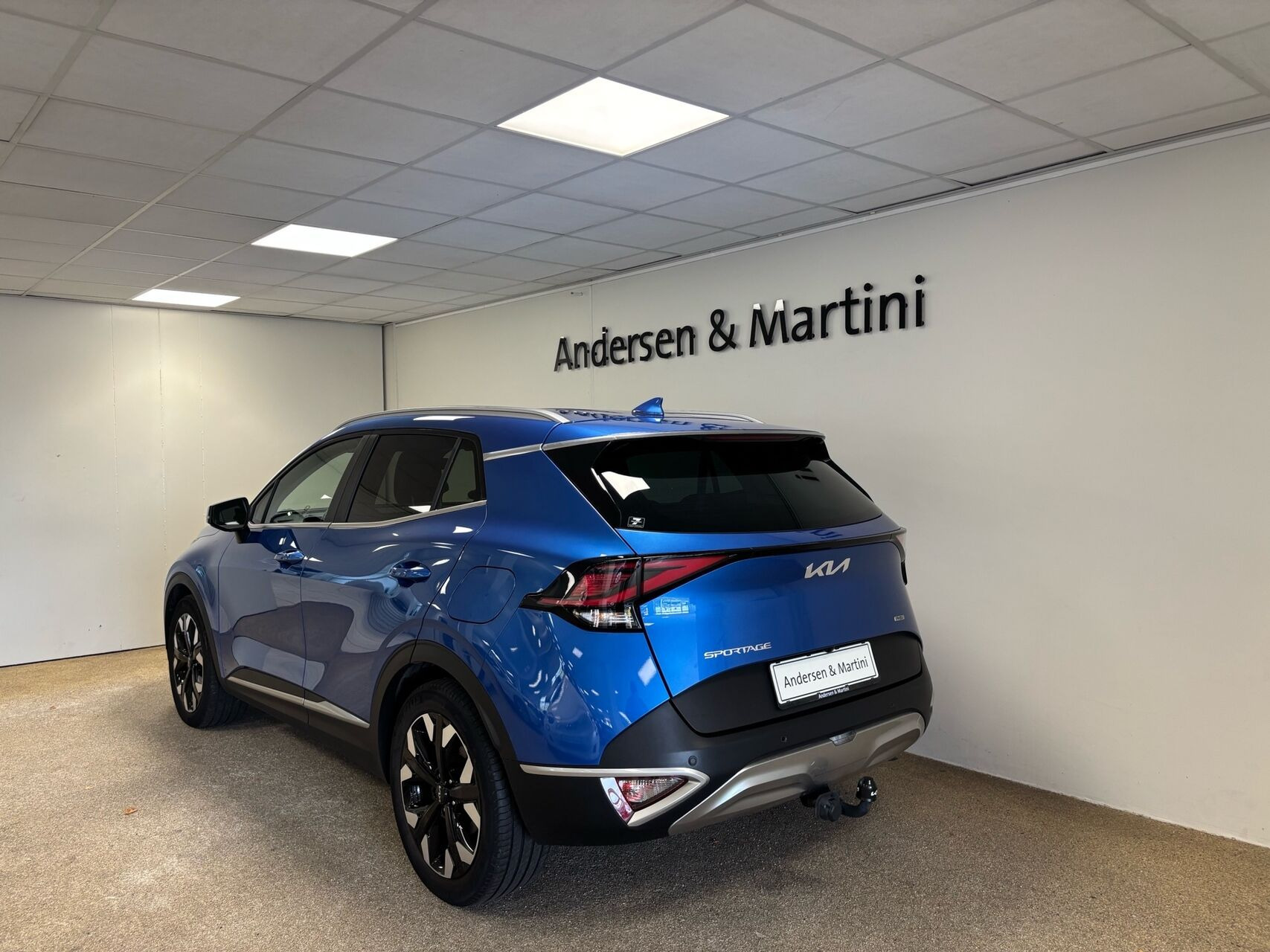 Blå Kia Sportage fra 2022