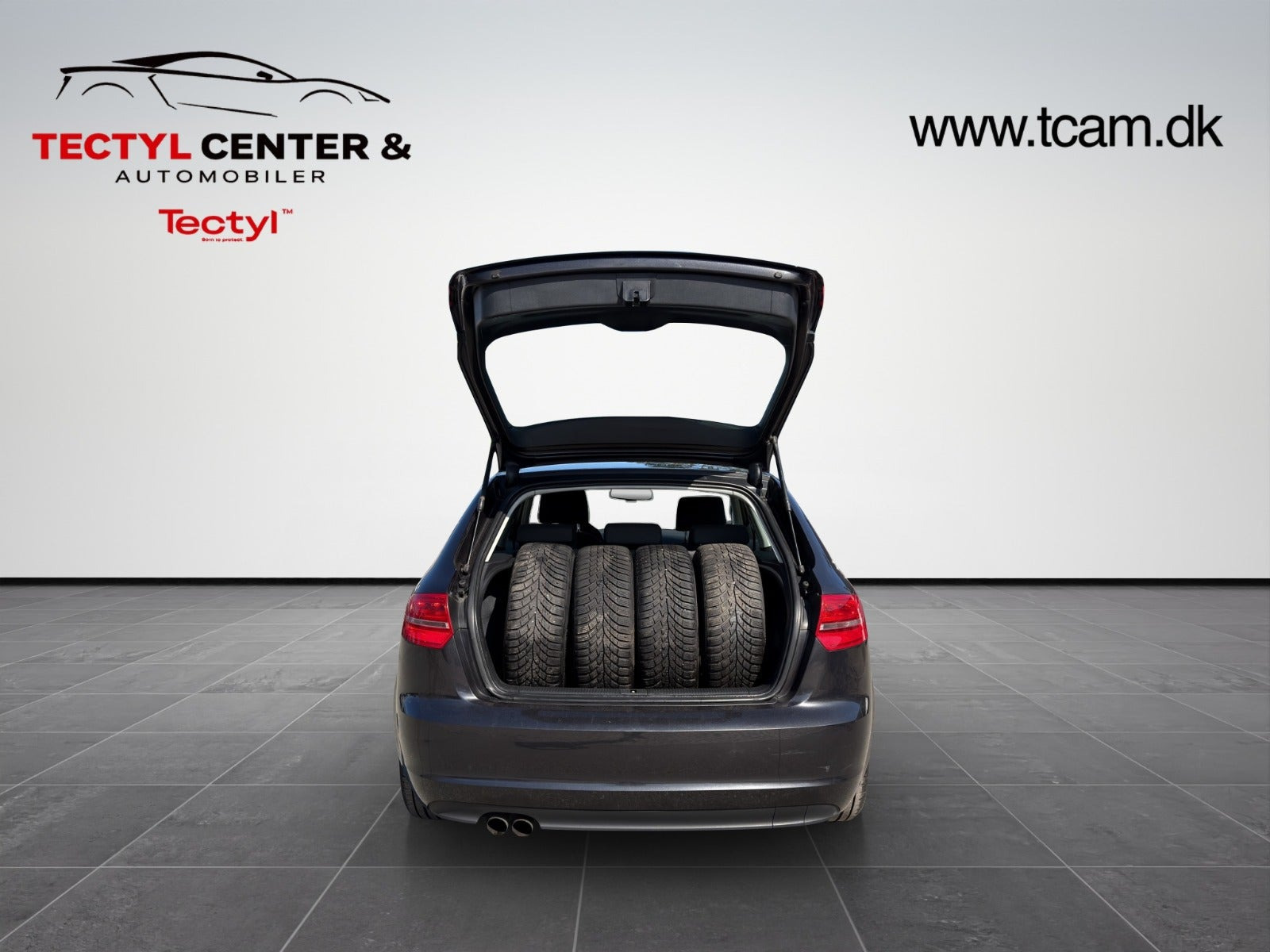 Sort Audi A3 fra 2012