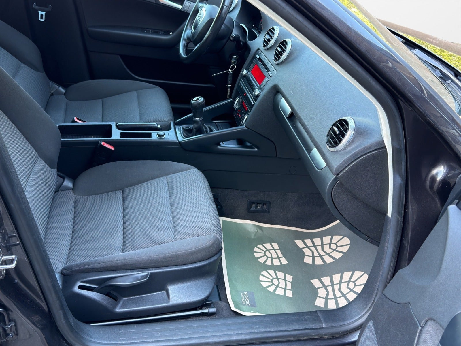Sort Audi A3 fra 2012