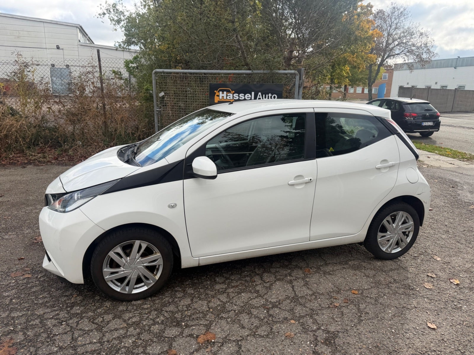 Grøn Toyota Aygo fra 2014