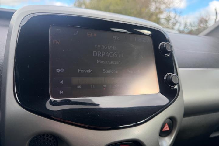 Grøn Toyota Aygo fra 2014