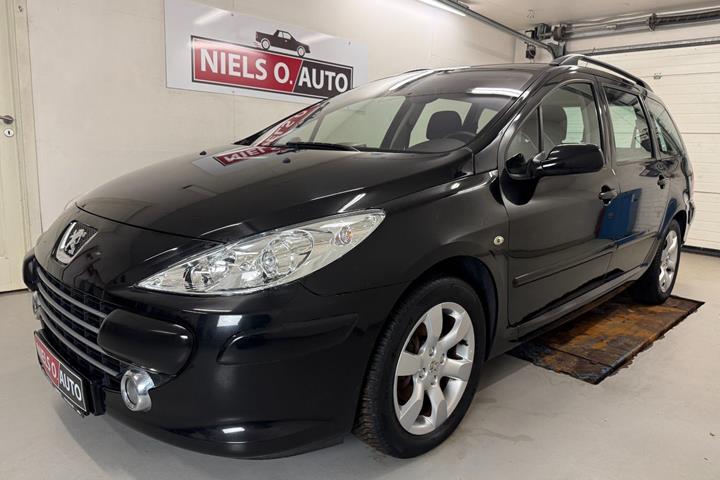 Sort Peugeot 307 fra 2009
