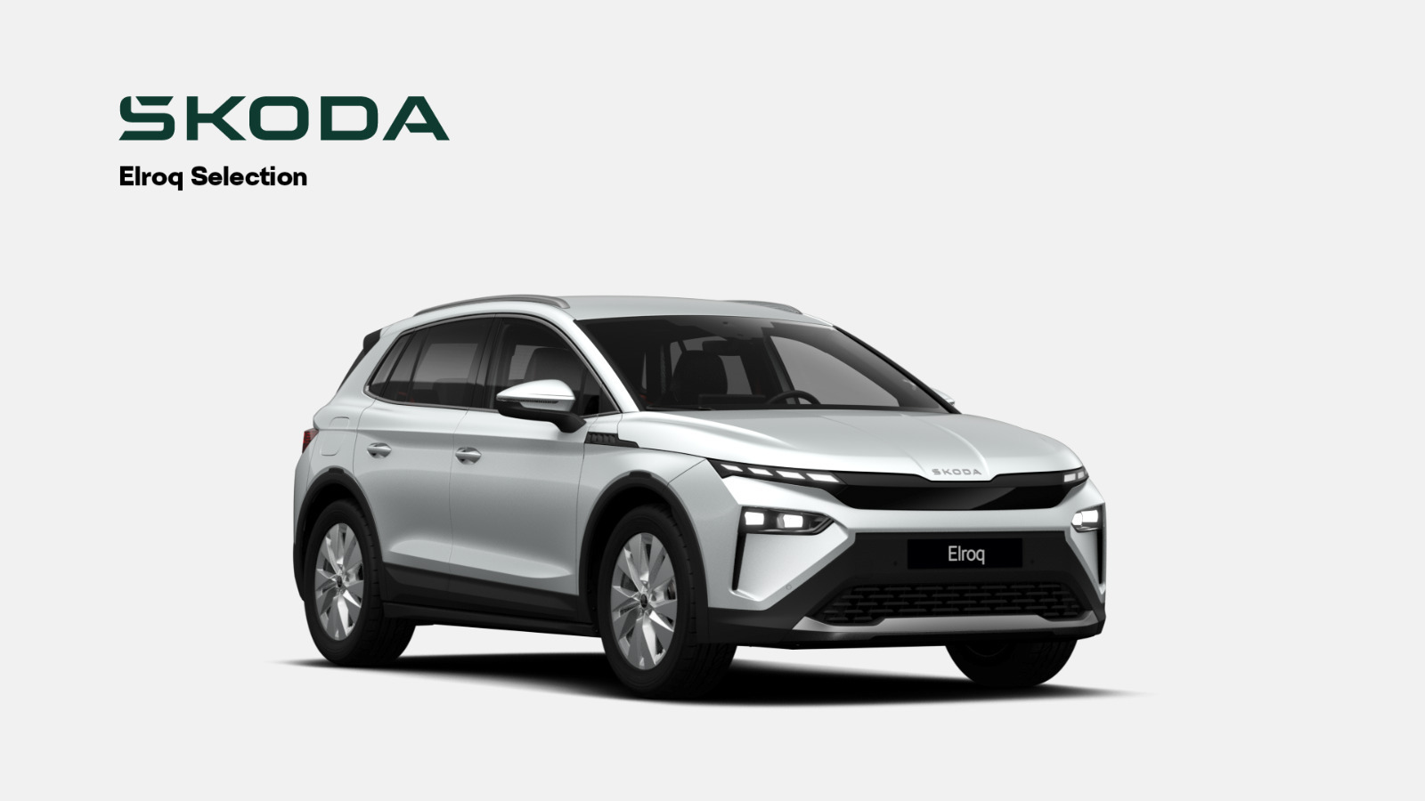 Hvid Skoda Elroq fra 2025