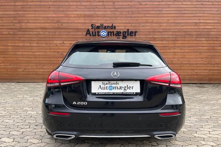 Sort Mercedes A200 fra 2018
