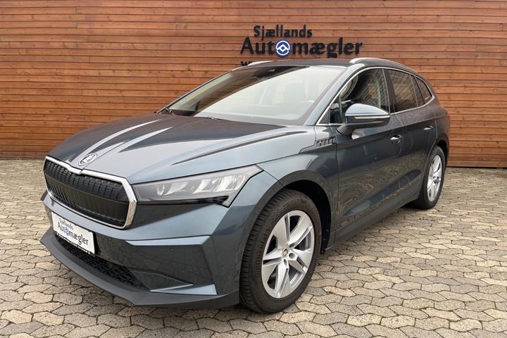 Grå Skoda Enyaq fra 2021