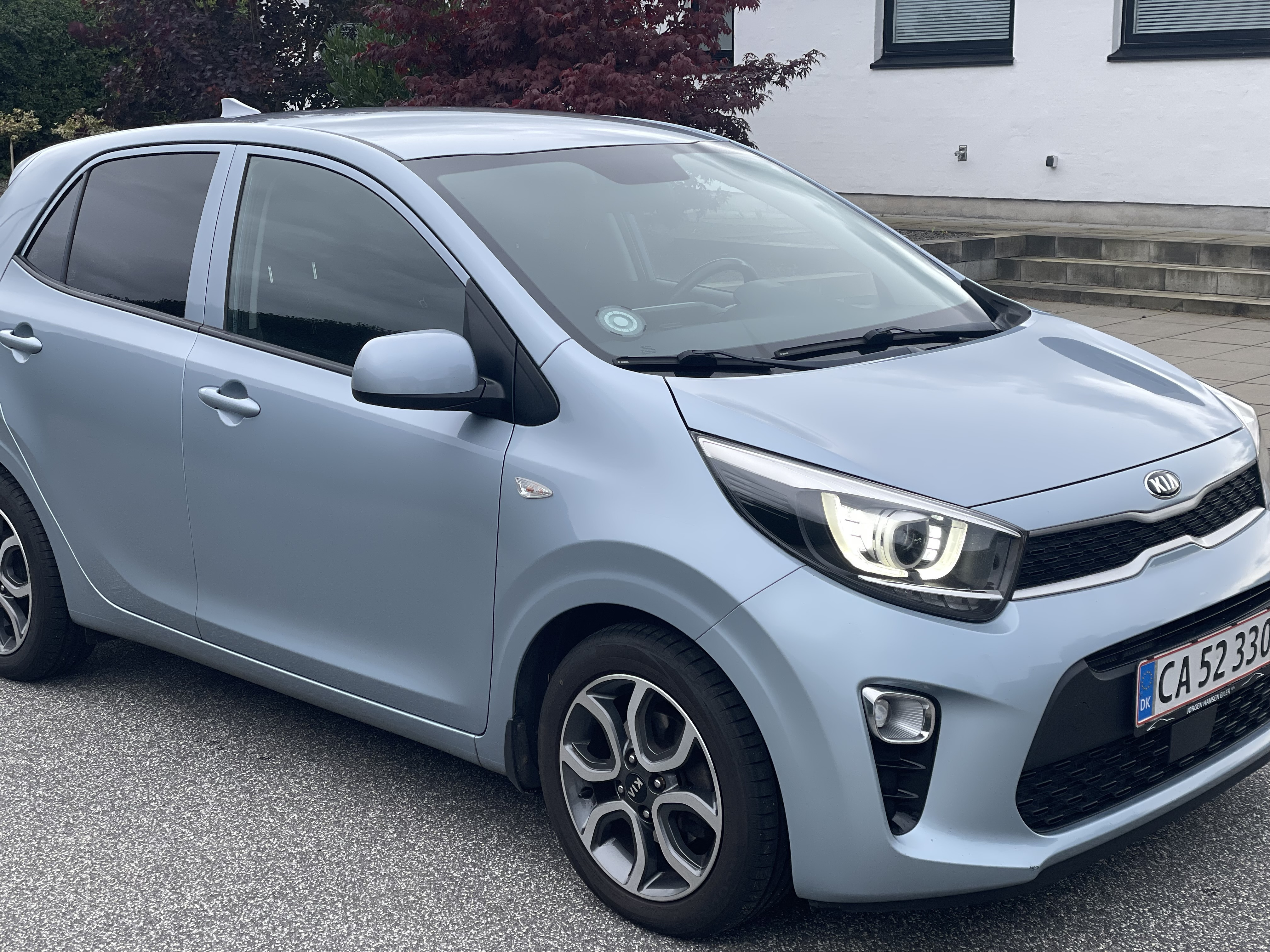 Blå Kia Picanto fra 2018