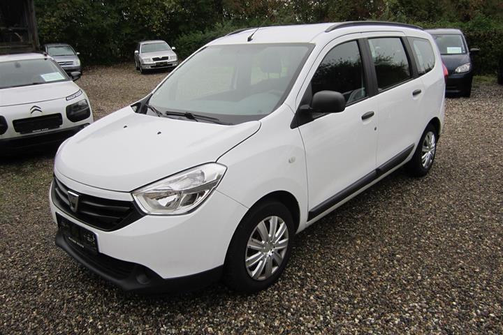 Hvid Dacia Lodgy fra 2015