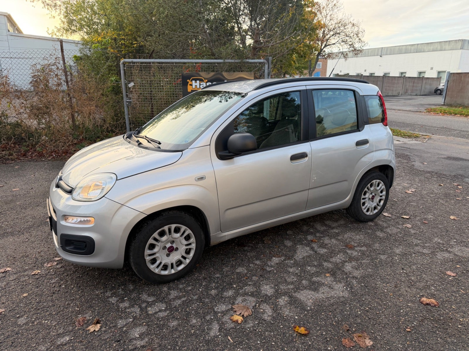 Grøn Fiat Panda fra 2014