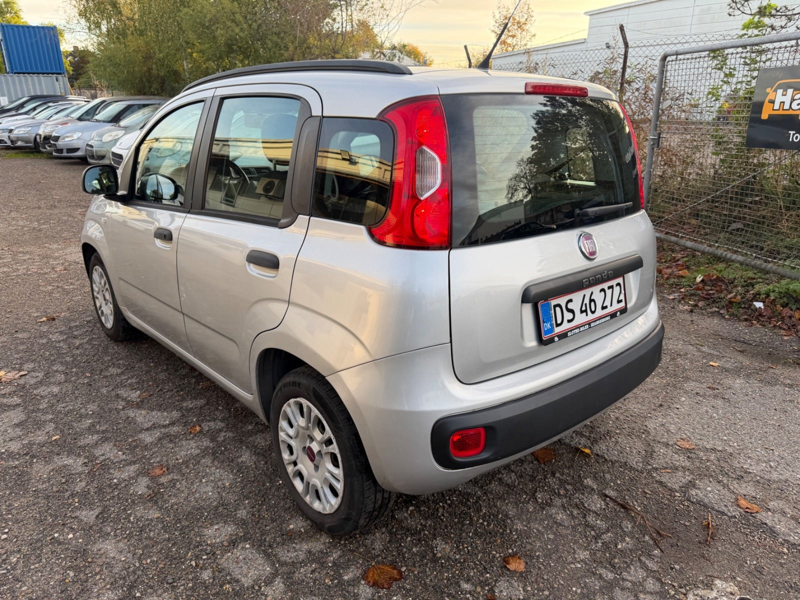 Grøn Fiat Panda fra 2014