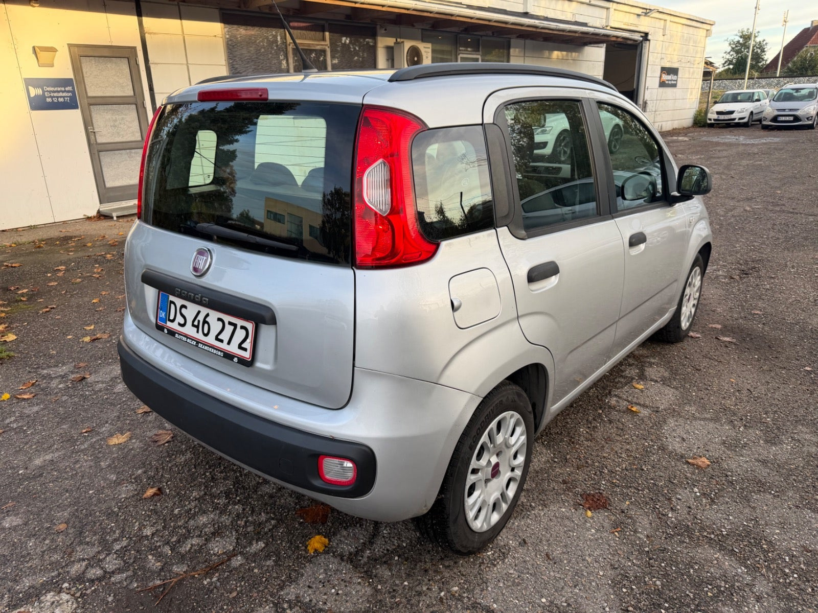 Grøn Fiat Panda fra 2014