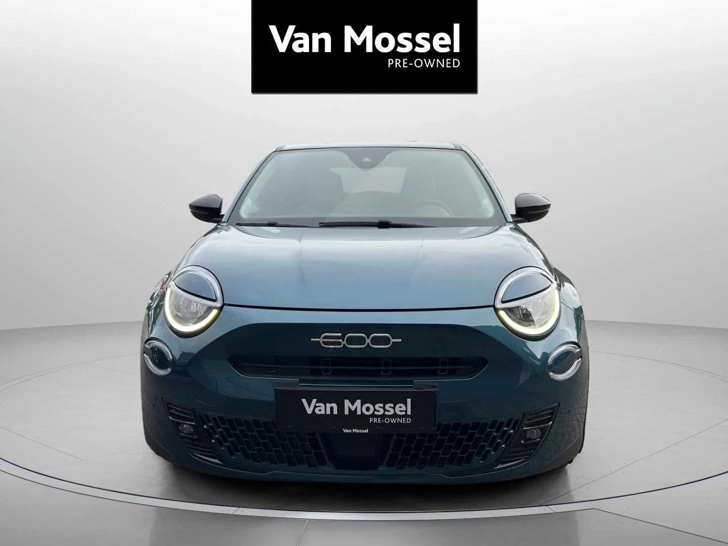 Grøn Fiat 600e fra 2025