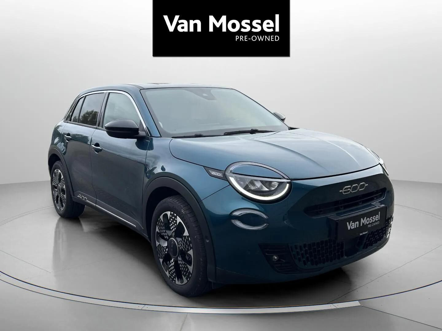 Grøn Fiat 600e fra 2025